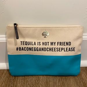 Kate spade zipper pouch, travel case,makeup bag